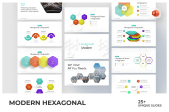 Hexagonal Modern PowerPoint Template